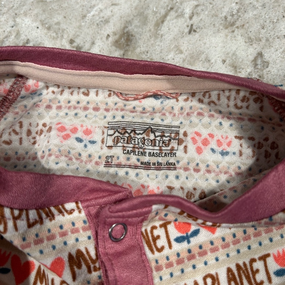 Patagonia My Planet Capeline base layer top and bottom set - Picture 7 of 9